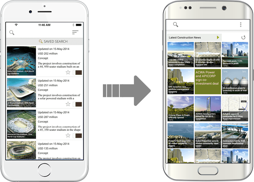 case study port ios app to android