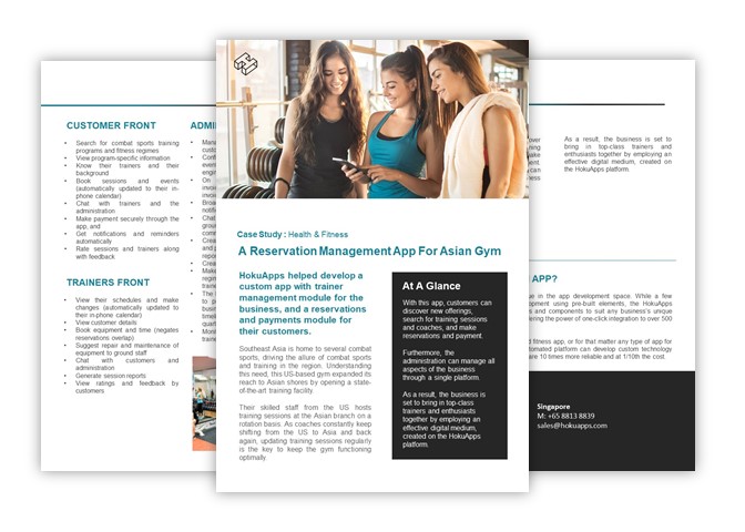 This Asian Gym Changed the Way Business Is Conducted with A Reservation Management App