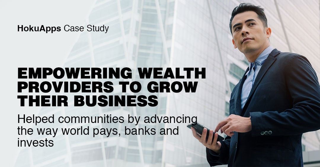 A Data-based Finance App to Craft, Manage and Monitor Wealth Management